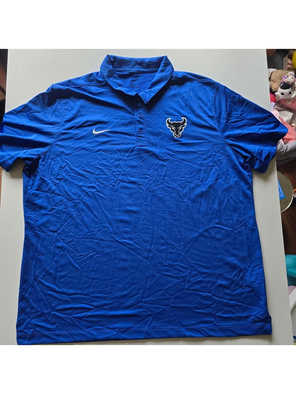 Nike Dri-FIT Royal Blue Mens XXL Short Sleeve Golf Polo Shirt.